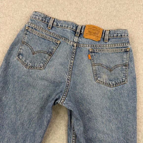 Levi's Other - Vintage Levis 550 Jeans Mens 32x27 Medium Wash Relaxed Fit Orange Tab 90s Denim